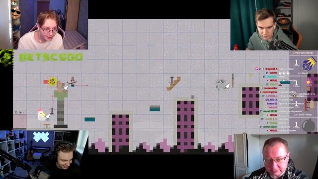 ДРЕЙК, БРАТИШКИН, СТИНТ И БАТЯ ДРЕЙКА ИГРАЮТ В Ultimate Chicken Horse смотреть онлайн