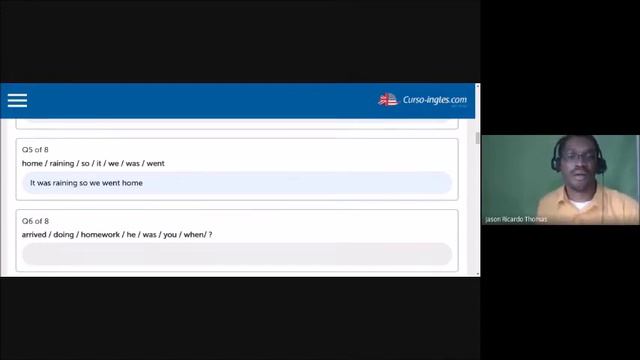 PAST CONTINUOUS A2 смотреть онлайн