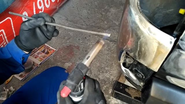 Кузовной ремонт. Наплавка, пайка оловом. Mitsubishi L200 смотреть онлайн