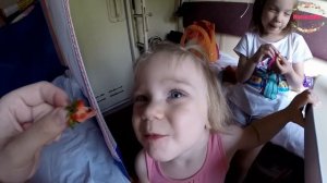 ВЛОГ: Поезд Санкт-Петербург - Анапа, купе,  два дня с детьми? Как это было?)