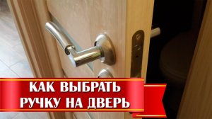 Как выбрать ручку для входной и межкомнатной двери