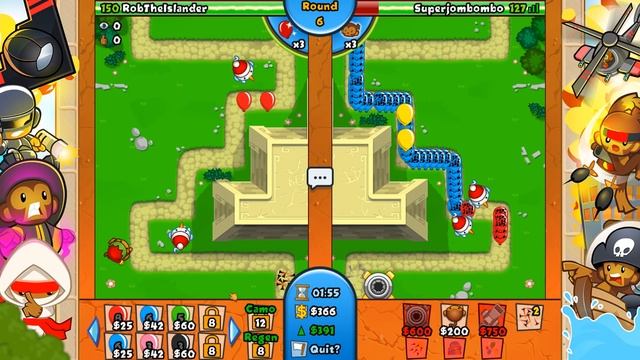 Random Trio CRAZY MIRRORS - Bloons TD Battles смотреть онлайн