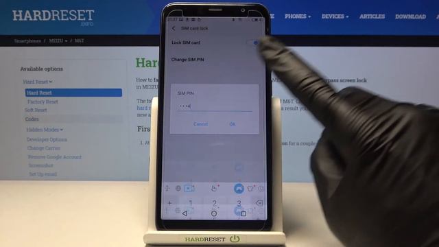 How to Change SIM Card Lock in Meizu M6T – PIN of SIM Card смотреть онлайн