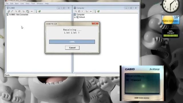 Casio fx-9750gii to fx-9860gii OS upgrade смотреть онлайн