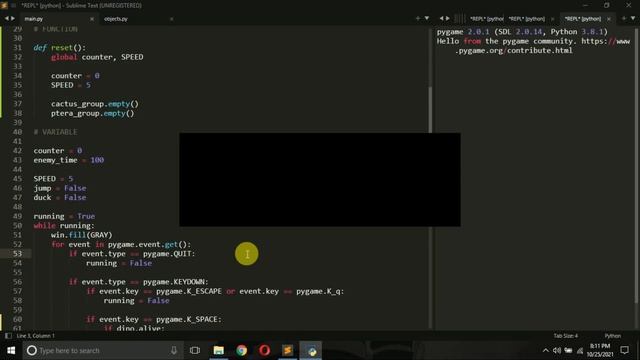 Mask Collision detection | Collision detection in python and pygame | Chrome Dino PART 4 | #pyguru смотреть онлайн