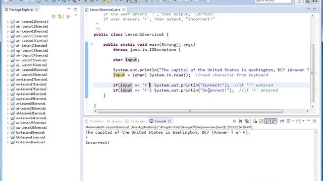 MJP Vol-2 Exercises(Section 1 -Read Single Key from Keyboard using System in read) смотреть онлайн