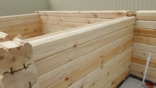 #Баня 6х8 из #профилированного бруса с #комнатой отдыха. СК Строим Дом Мечты смотреть онлайн