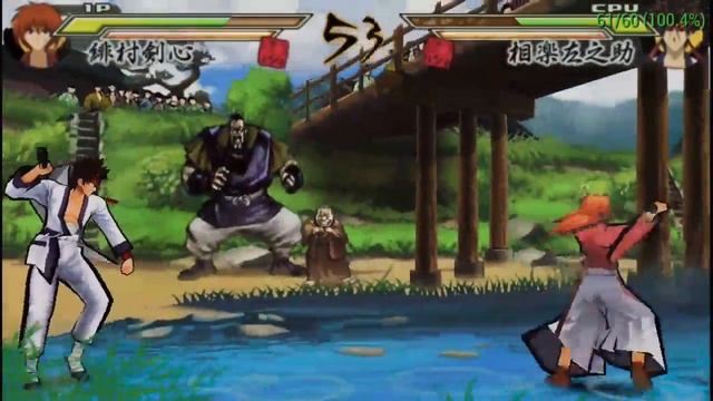 [Samurai X] Rurouni Kenshin: Meiji Kenkaku Romantan Saisen Setting + Gameplay PPSSPP Android смотреть онлайн
