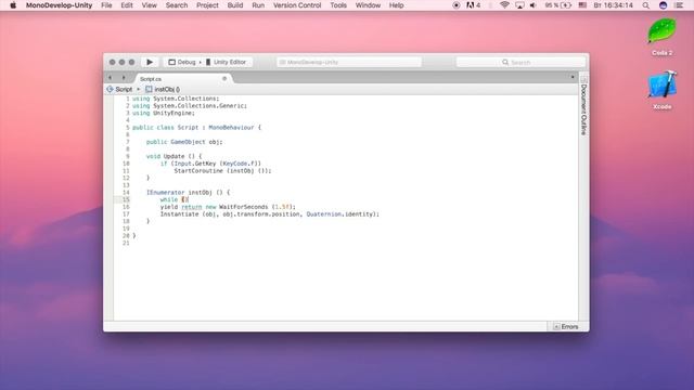 Unity C# уроки / #6 - Корутины (Coroutines) смотреть онлайн