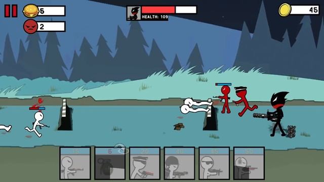 Stickman Army World War Legacy Fight прохождение #1 смотреть онлайн
