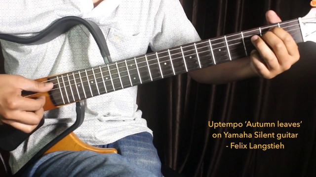 ‘Autumn leaves’ on Yamaha Silent guitar смотреть онлайн