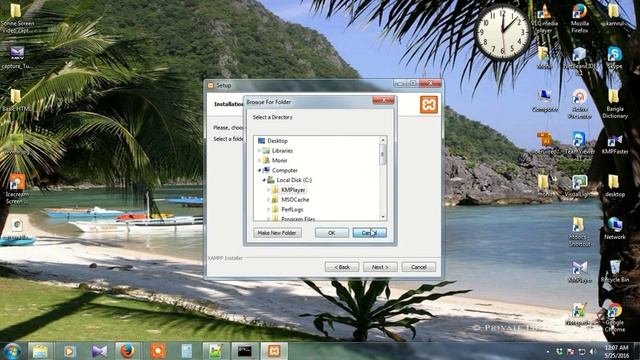Installing XAMPP server on Windows 7 - Xampp server download and Install смотреть онлайн