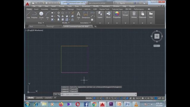 #LAYER Command #AutoCAD 2016 смотреть онлайн