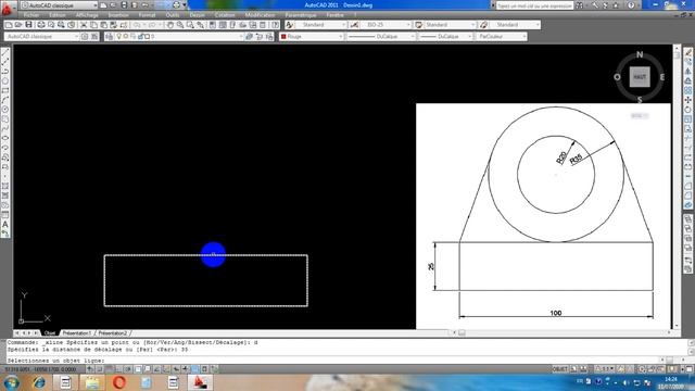 AutoCAD 2 D Exemple 1 смотреть онлайн