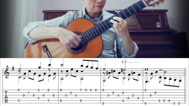 Ave Maria / Vladimir Vavilov (Giulio Caccini) - Fingerstyle Guitar | TAB смотреть онлайн