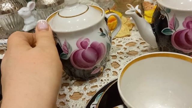 Посуда СССР чайный сервиз Хайта смотреть онлайн