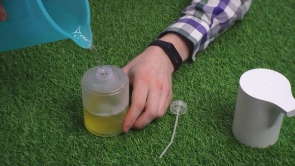 Сенсорный дозатор мыла Xiaomi Mijia. Как заправить диспенсер Xiaomi?