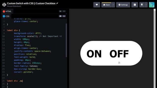 Switch with html and css | Make custom checkbox as switch using css only смотреть онлайн