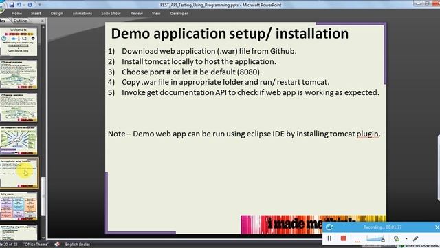 REST API testing using Java programming Simple HTTPurl connection lib Part 1 Demo webapp details, смотреть онлайн