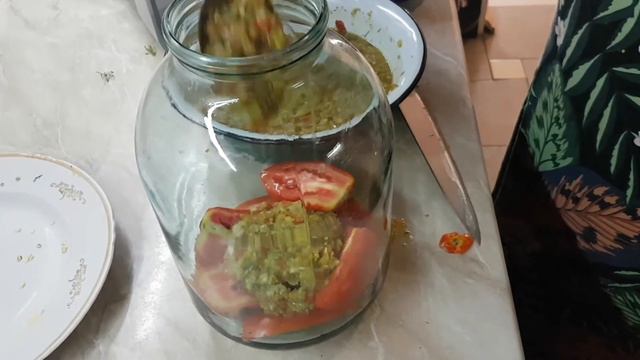 Вкуснейшая закуска! Помидоры по корейски! смотреть онлайн