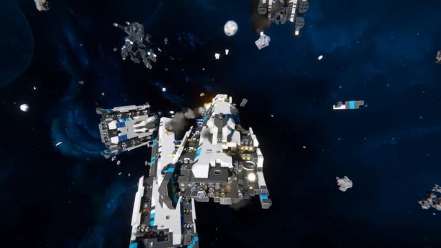D-37 Timberwolf VS RSC Eridanus ( Space Engineers Epic Battle EP22 ) смотреть онлайн