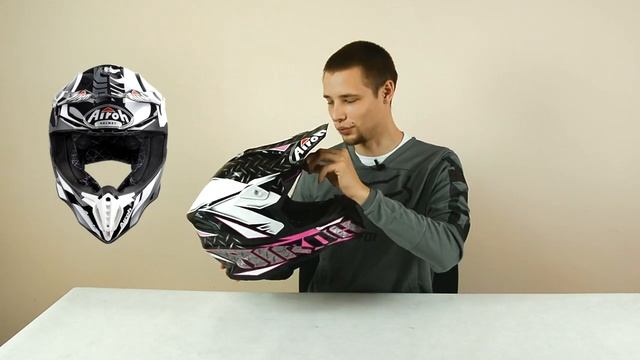 Кроссовый шлем Airoh Twist. Отличия от старших моделей. смотреть онлайн