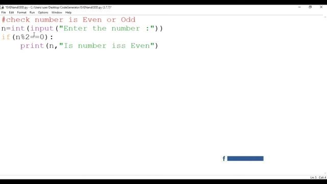Check Number Is Even or Odd in Python | Python for Beginner | Code Generator | CG смотреть онлайн