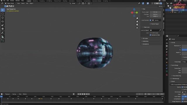 Stable Diffusion + Blender (AI Generated 3D Environment) Animation Test 01 смотреть онлайн