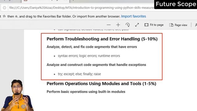 Python certification Microsoft MTA 98-381 Full Guidance in Hindi | Urdu смотреть онлайн