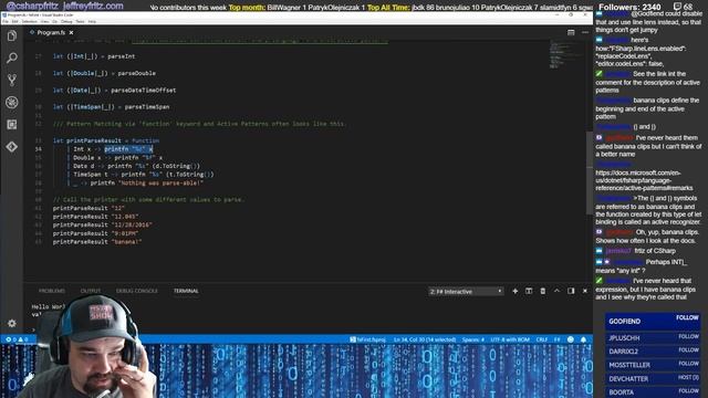 June 8, 2018 - F# Friday! Jeff is learning the F# language смотреть онлайн