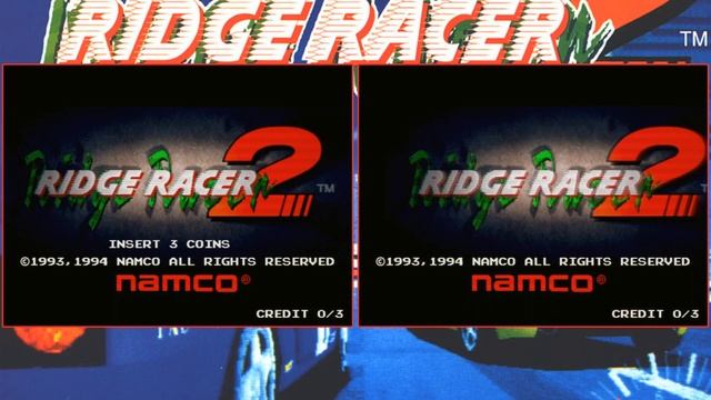 Ridge Racer 2 - 2 Player Link-UP Attract Mode (MAME) смотреть онлайн