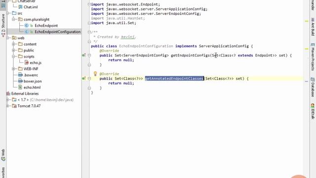 02 03 Writing the WebSocket Descriptor смотреть онлайн