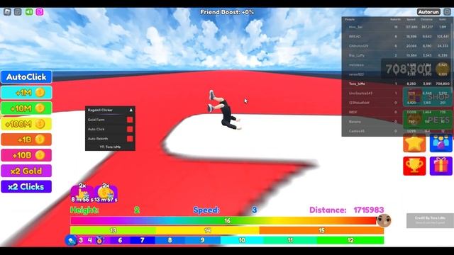 Roblox Ragdoll Clicker Script - Auto Farm GUI & More смотреть онлайн