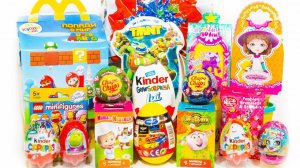 15 Киндер Сюрпризов ЧЕРЕПАШКИ НИНДЗЯ Маша и Медведь КОТ ТОМ Фиксики СМЕШАРИКИ Монстер Хай МАРИО