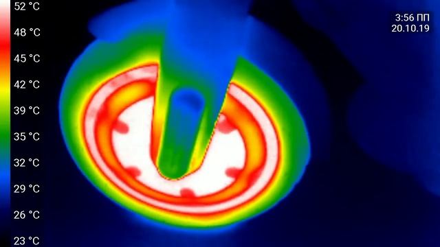 Xiaomi mijia 365 Мотор - колесо. Тепловизионная съёмка. смотреть онлайн