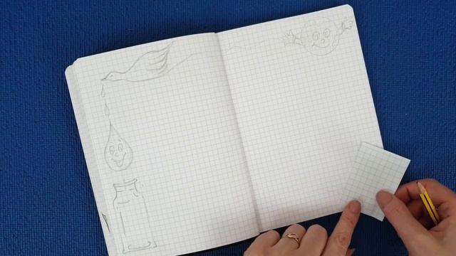 Простые рисунки. Оформление Личного Дневника в клеточку. Как нарисовать смотреть онлайн