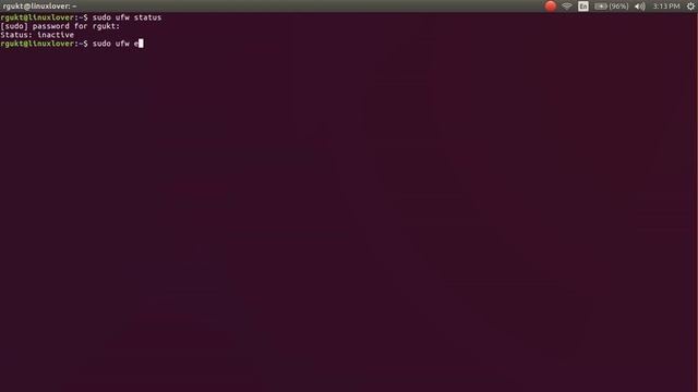 Enable firewall on ubuntu смотреть онлайн