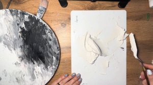 МК «Абстрактная роза» из штукатурки (текстурной пасты)