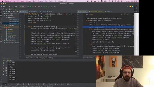 Python Binance botumuz backtest icin hazır, strateji zamanı! | CRYPTO BOT #9 смотреть онлайн