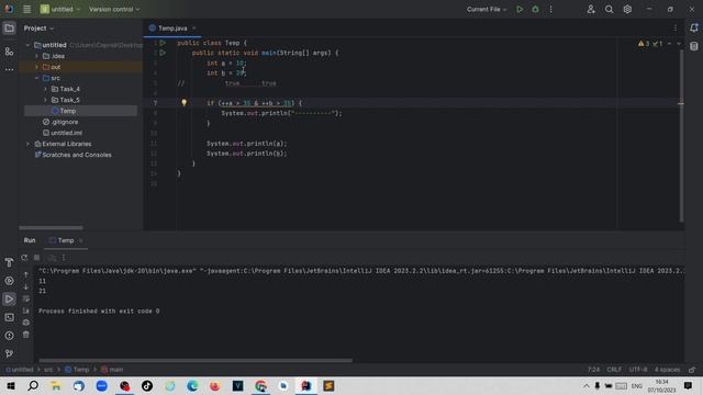 Основы Java. Урок 059. Укороченное И. Чем отличается && от &. смотреть онлайн