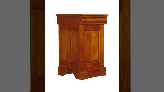 Sophisticated Mahogany Bedside Cabinet with Four Drawers AdobeExpress смотреть онлайн