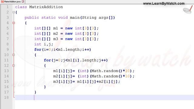 Matrix Addition in JAVA by Vineet Agrawal | Hindi / Urdu смотреть онлайн