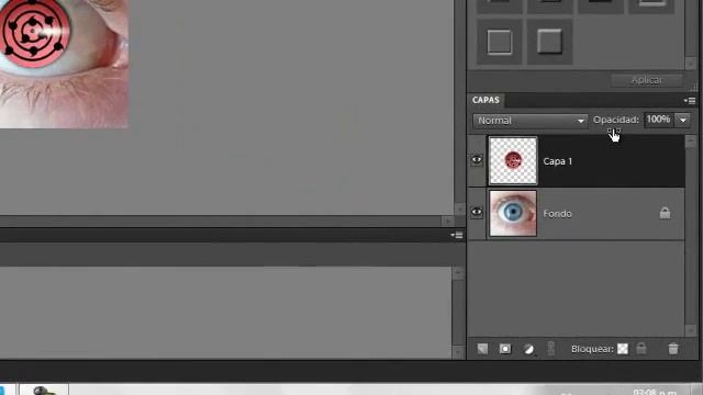 TUTORIAL PARA HACER OJOS SHARINGAN CON PHOTOSHOP 9