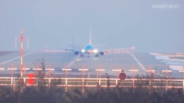 7 жестких посадок БОКОМ. Самолет мотает. смотреть онлайн