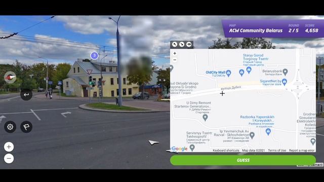 Geoguessr Belarus (Yandex map) смотреть онлайн
