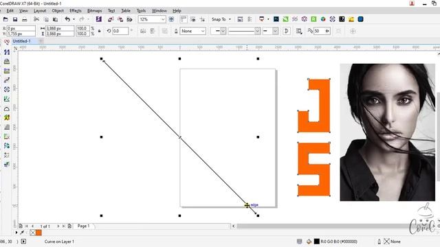 Super Cool Illusion Poster | CORELDRAW смотреть онлайн