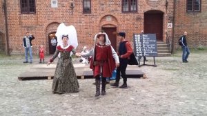 Pavane medieval dance.