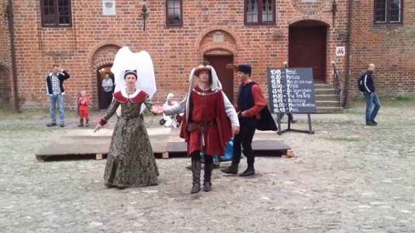 Pavane medieval dance.