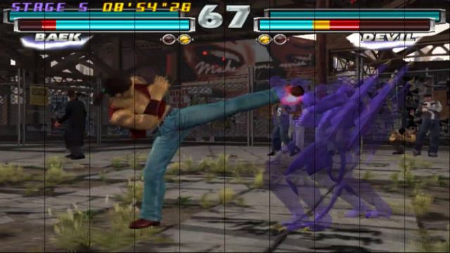 Tekken Tag Tournament.  Baek - Kazuya.