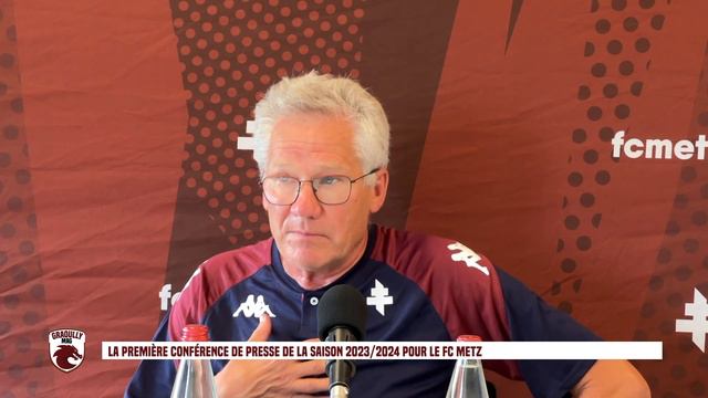 Le replay de la première conférence de presse du FC Metz saison 2023/2024 avec László Bölöni смотреть онлайн
